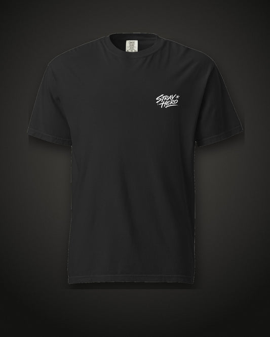 Alone Not Lost Tee Cinematic, front, black