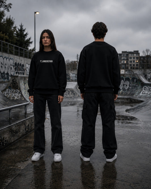 Misunderstood Sweatshirt — Lifestyle — AI-generated visual