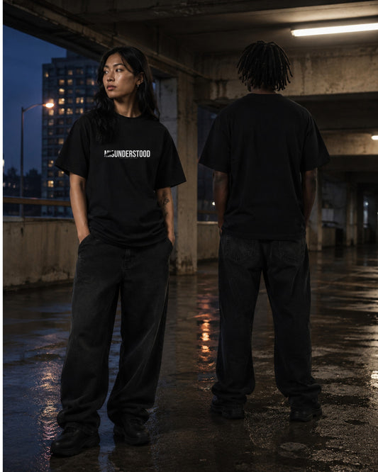 Misunderstood Tee — Stray Hero Lifestyle — AI-generated visual