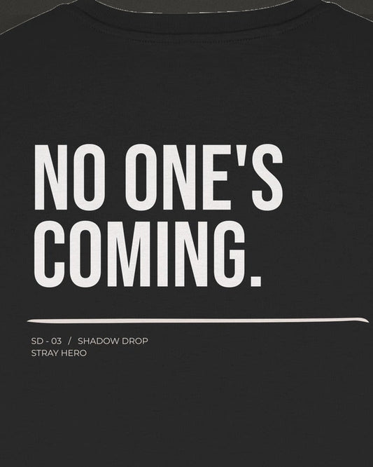 No One's Coming Women's Tee, print detail