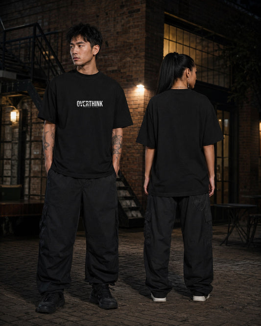 Overthink Tee — Stray Hero Lifestyle — AI-generated visual