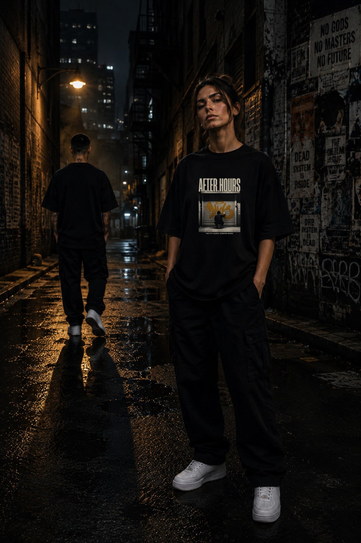 After Hours — Tee — Lifestyle — AI-generated visual