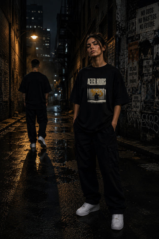 After Hours — Tee — Lifestyle — AI-generated visual