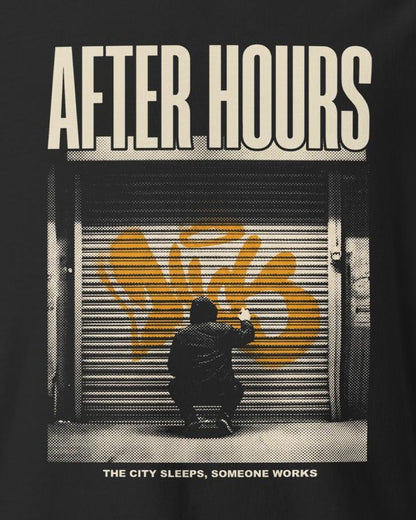 After Hours Tee, print detail