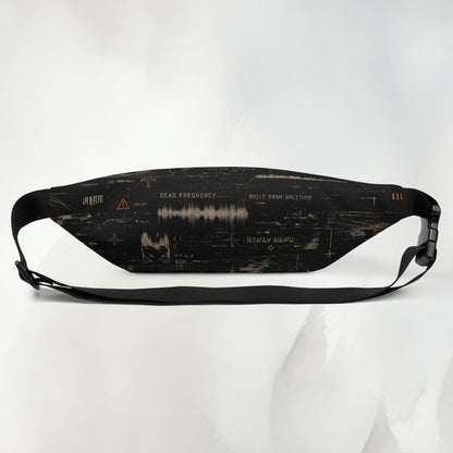 Departure Board Hip Bag, Rückansicht mit verstellbarem Gurt