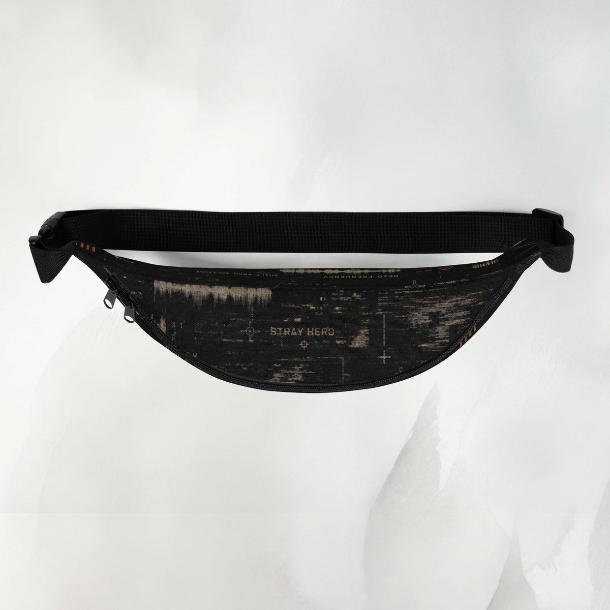 Departure Board Hip Bag von oben
