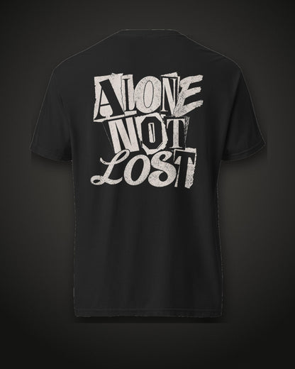 Alone Not Lost Tee Graffiti, back print