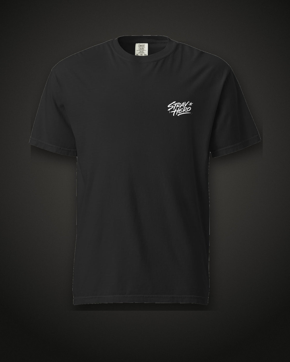 Alone Not Lost Tee Cinematic, front, black