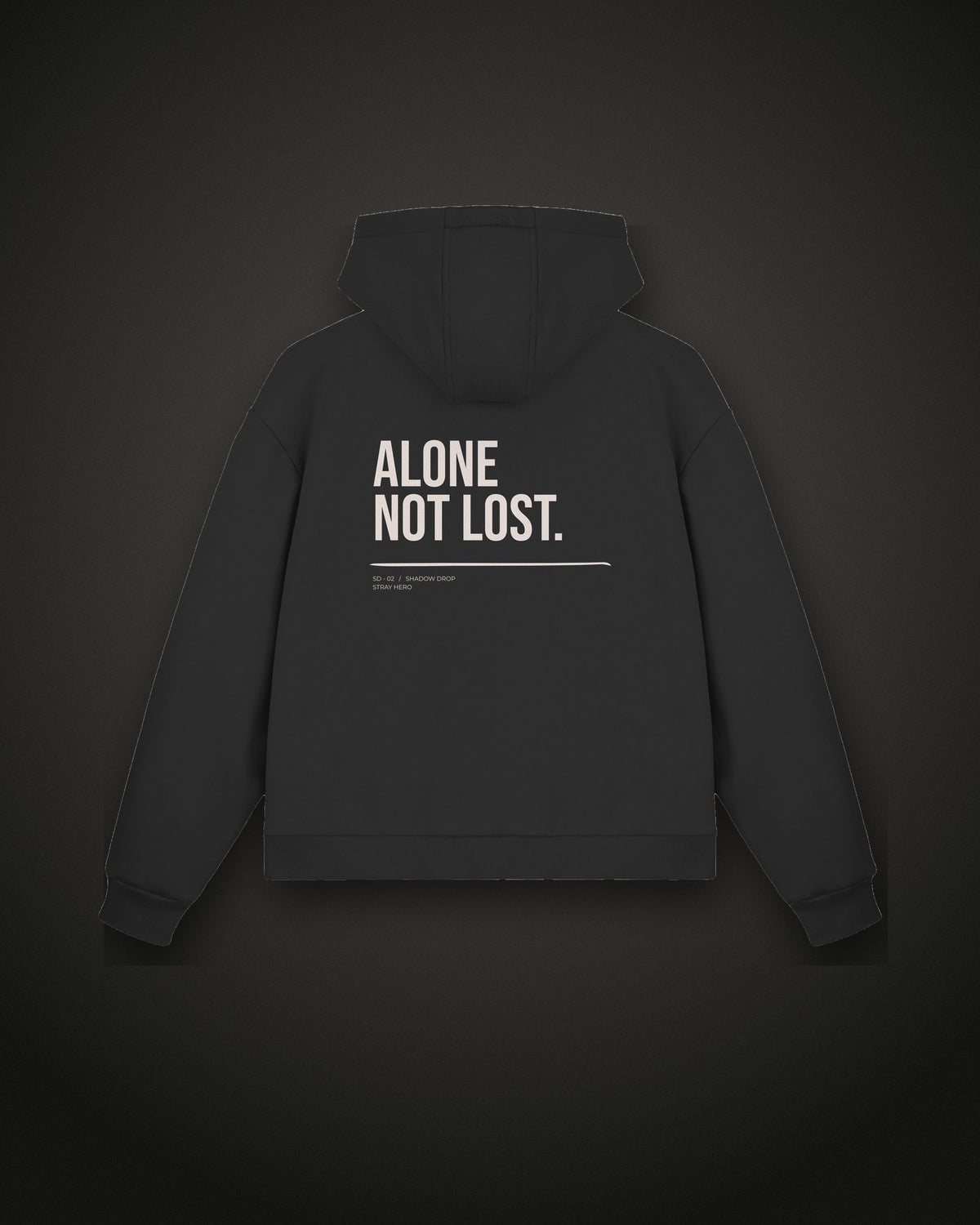 Alone Not Lost Zip Hoodie
