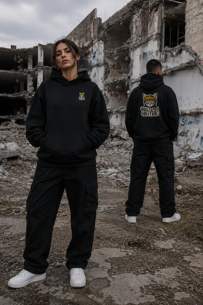 Built From Solitude — Graffiti Hoodie — Lifestyle — AI-generated visual
