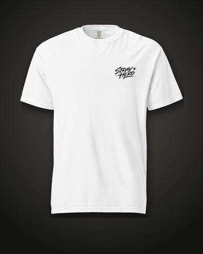 Built From Solitude Tee White, front