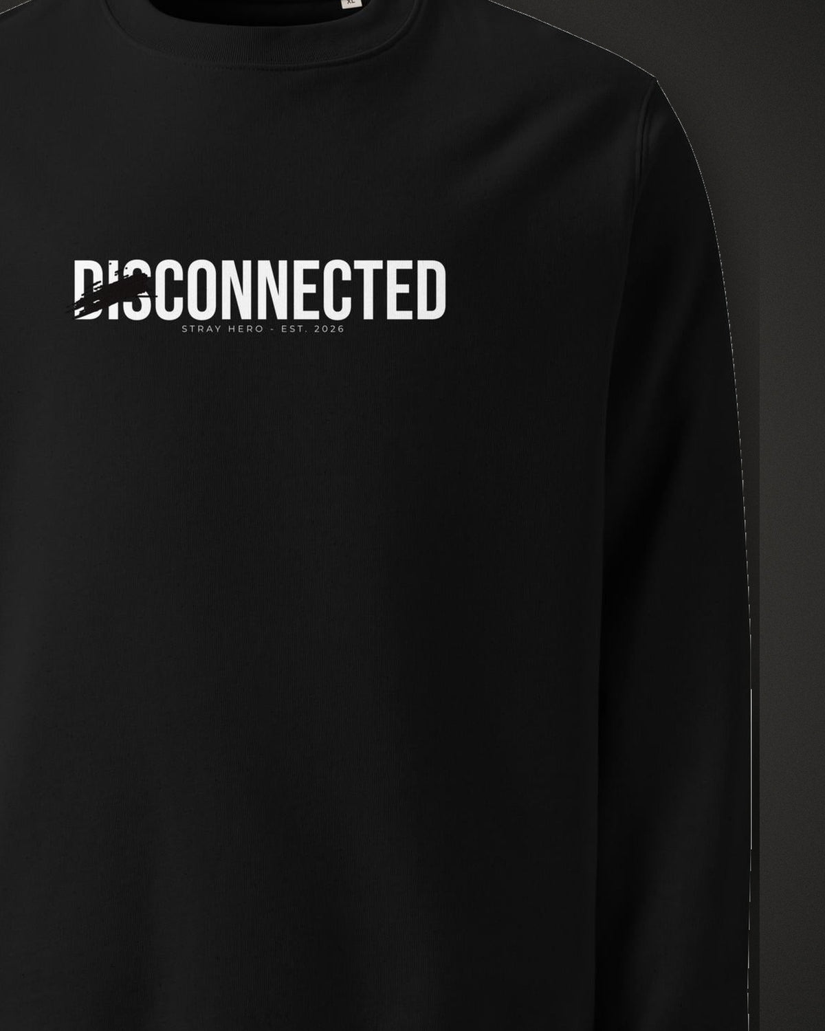 Disconnected Sweatshirt, print detail