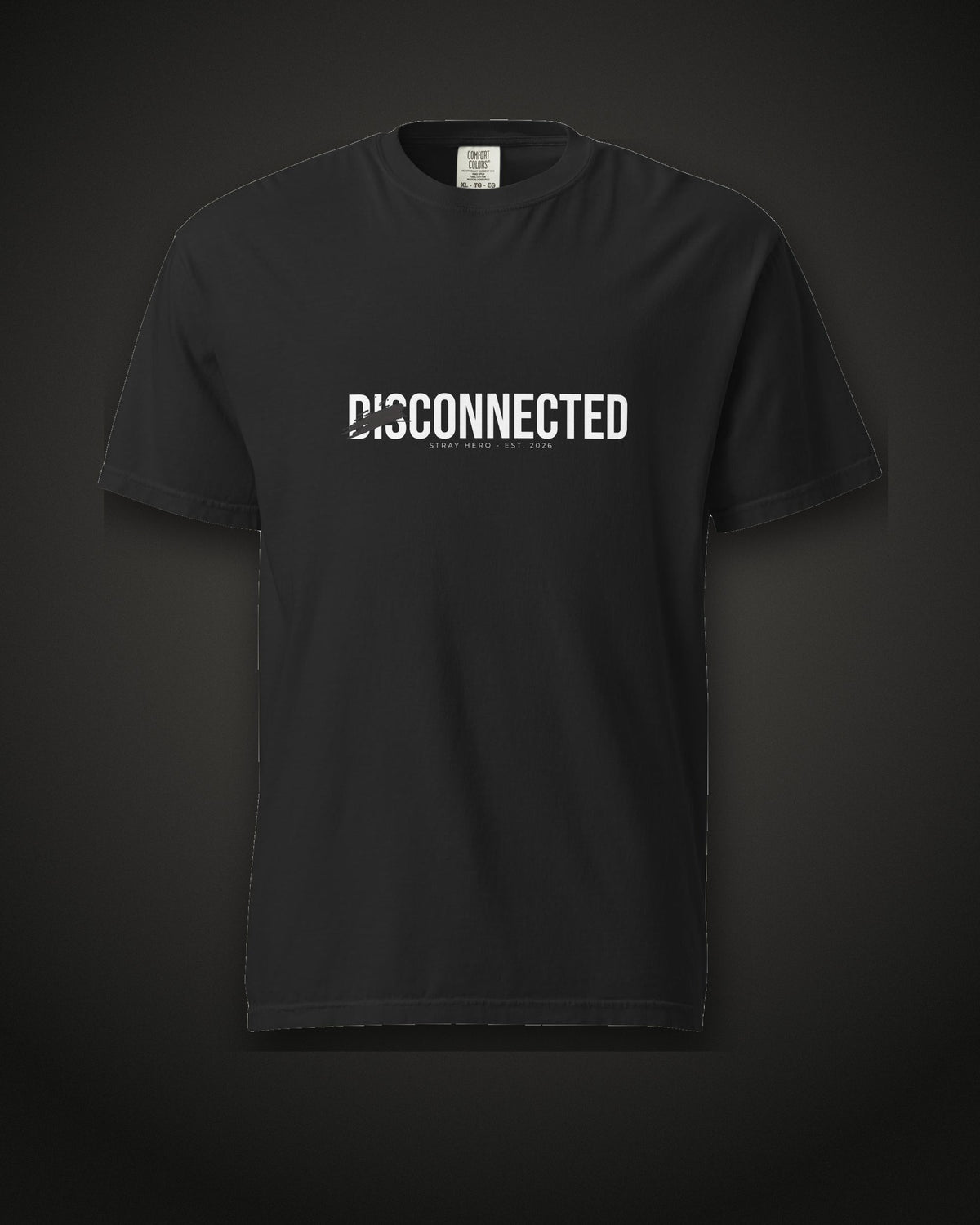Disconnected Tee, black