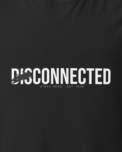 Disconnected Tee, print detail
