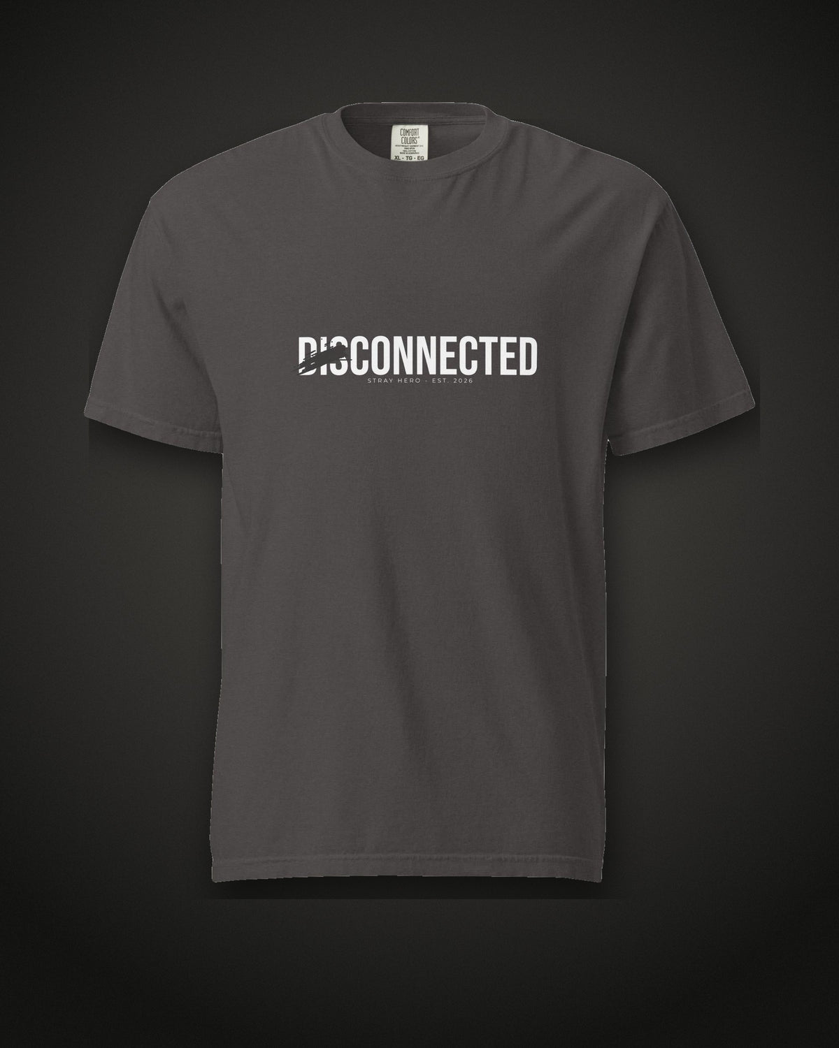 Disconnected Tee, graphite