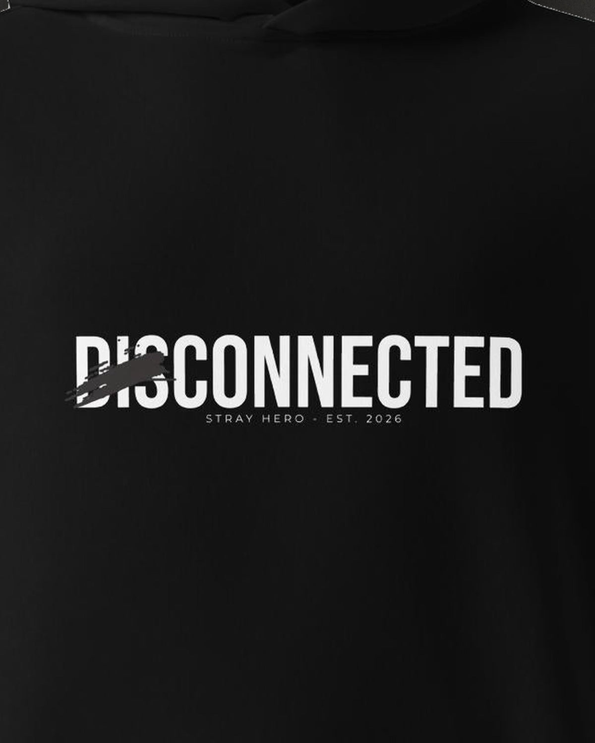 Disconnected Hoodie, print detail