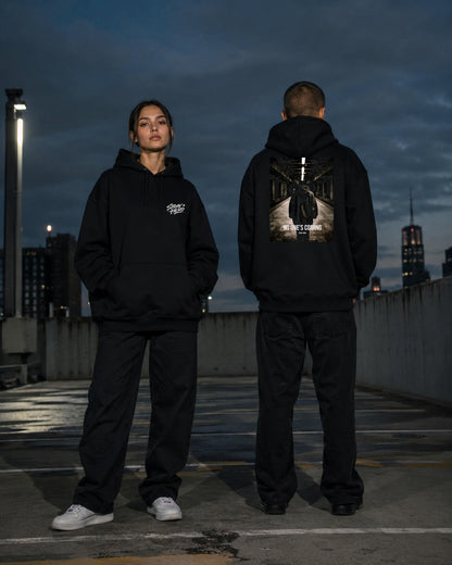 No One's Coming Hoodie Cinematic — Lifestyle — AI-generated visual