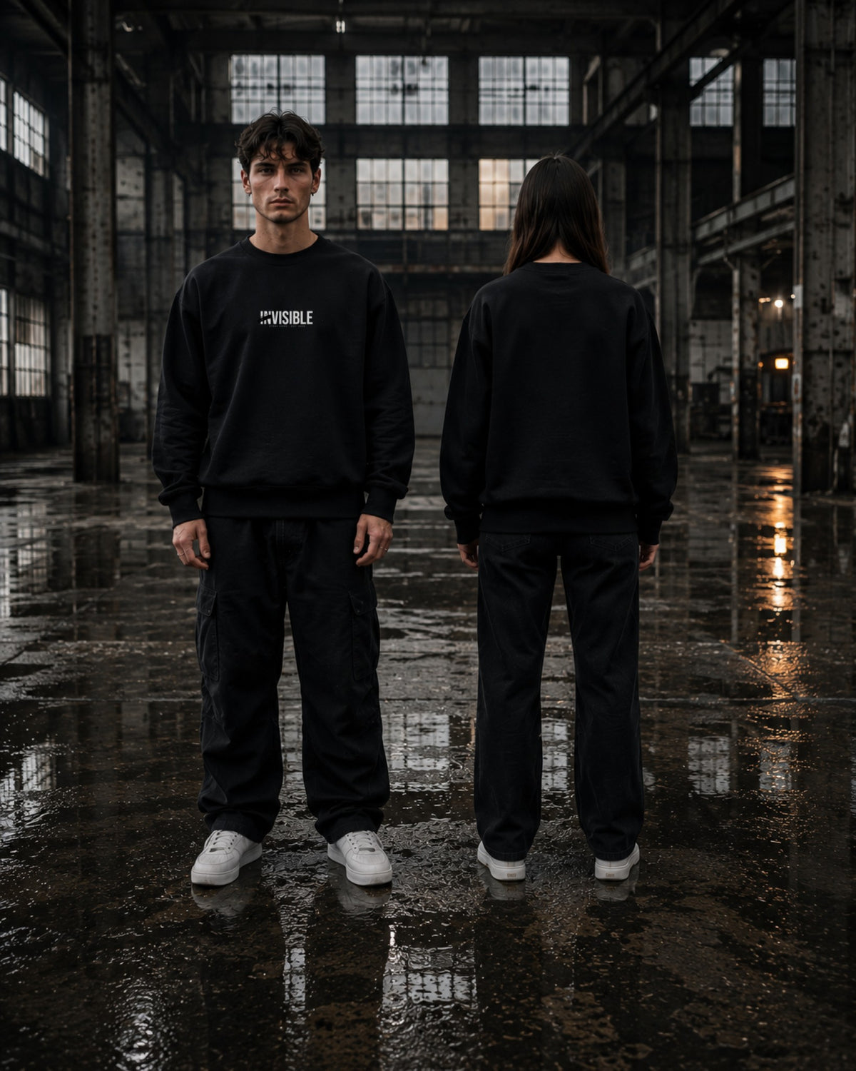 Invisible Sweatshirt — Lifestyle — AI-generated visual
