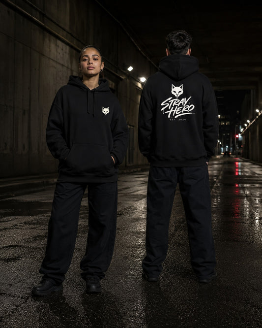 Emblem Hoodie — Lifestyle — AI-generated visual