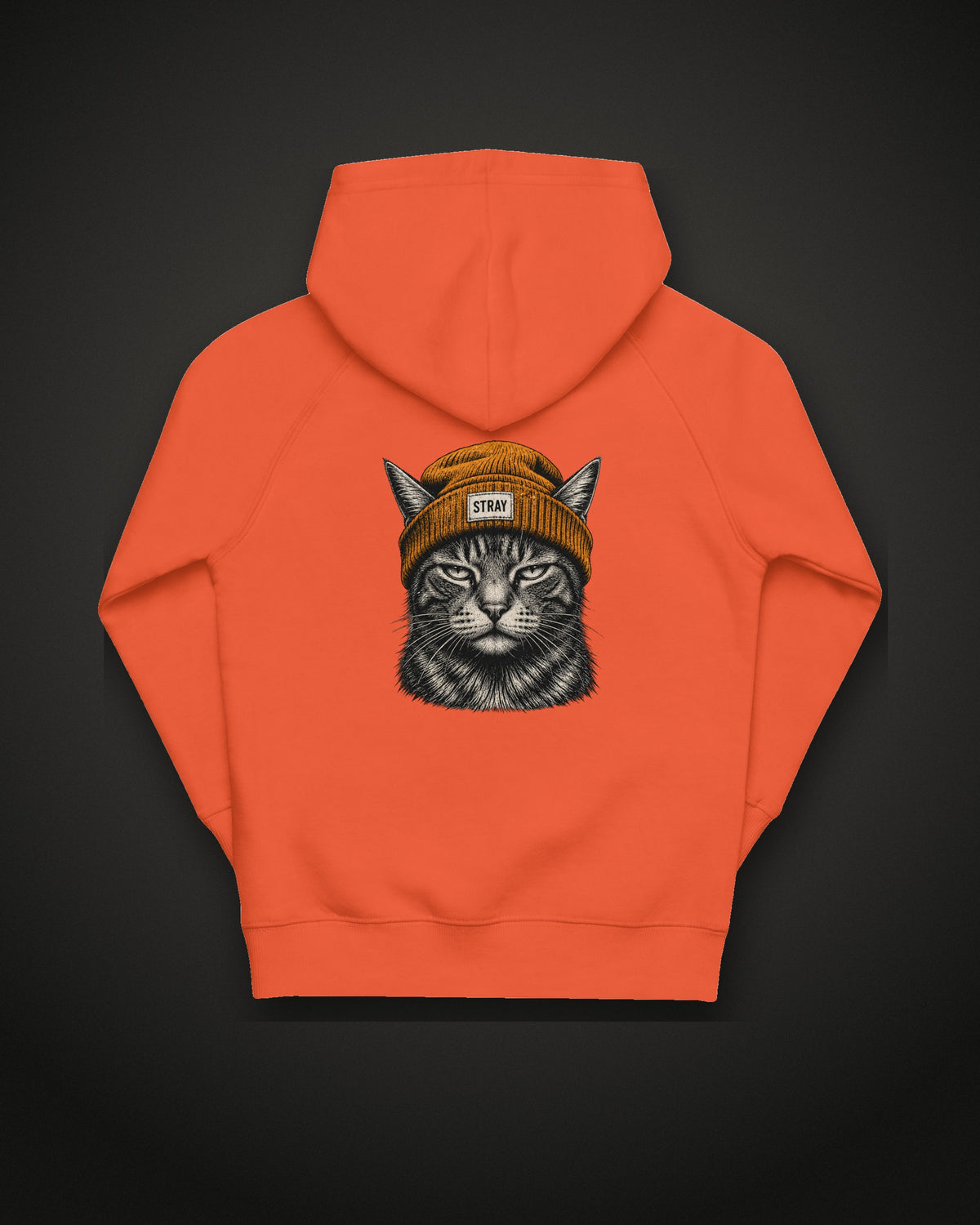 Ember Kids Hoodie Orange, back print