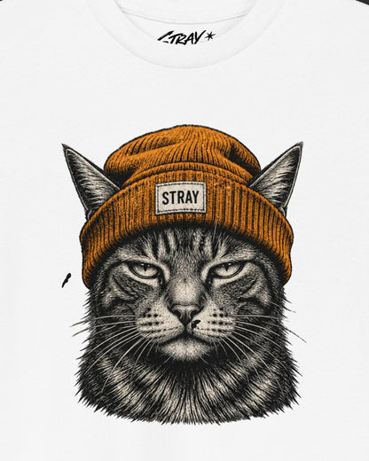 Ember Kids Tee White, print detail