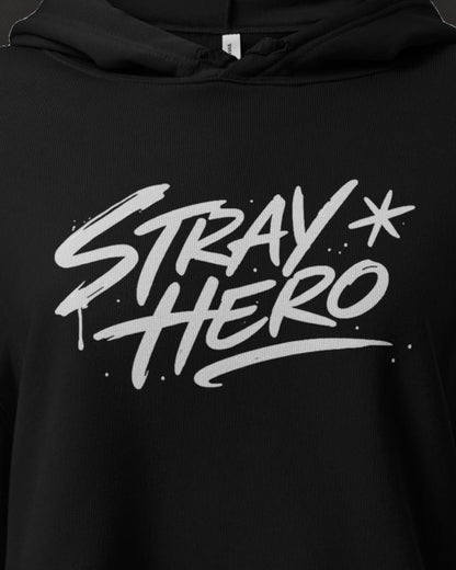 Tagger Crop Hoodie, print detail