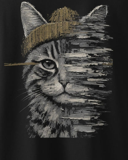 Half the Story Oversized Tee, print detail