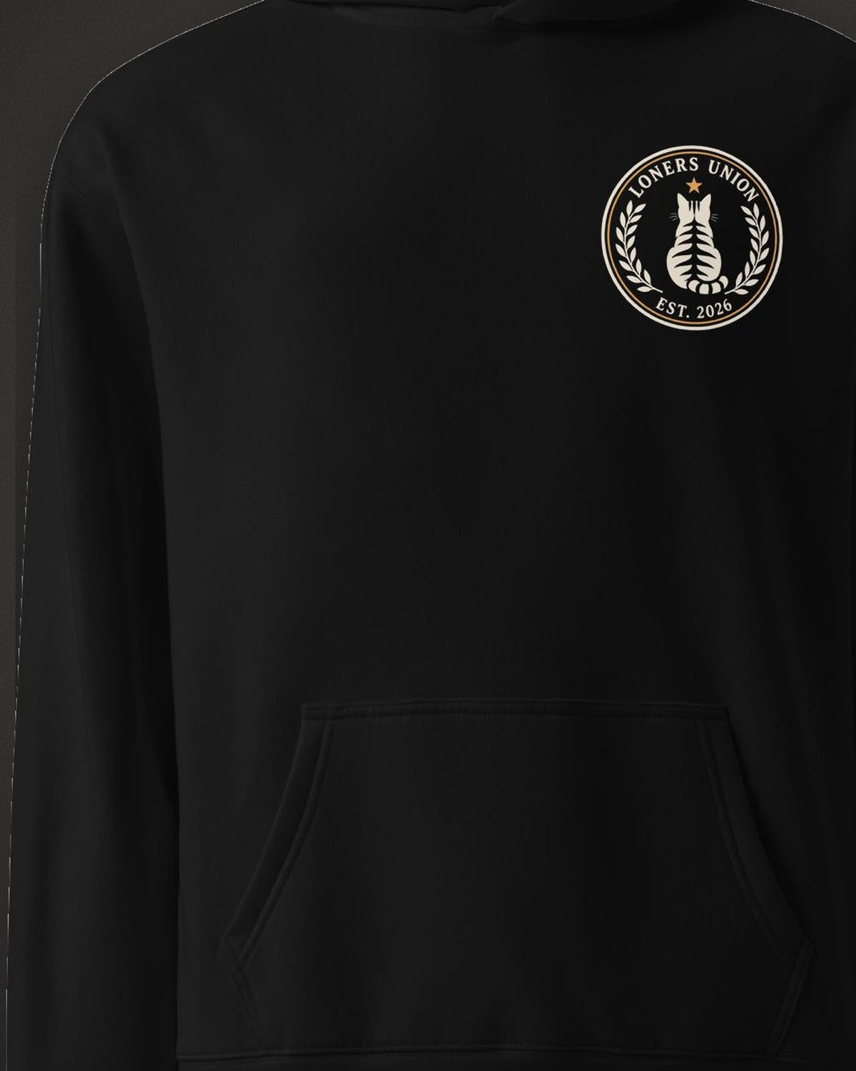 Loners Union Hoodie Full Seal, print detail