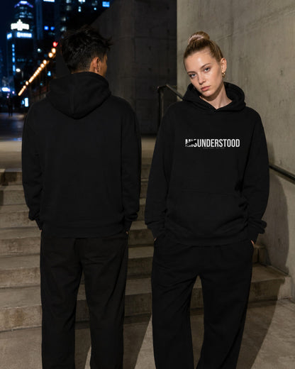 Misunderstood Hoodie — Stray Hero Lifestyle — AI-generated visual