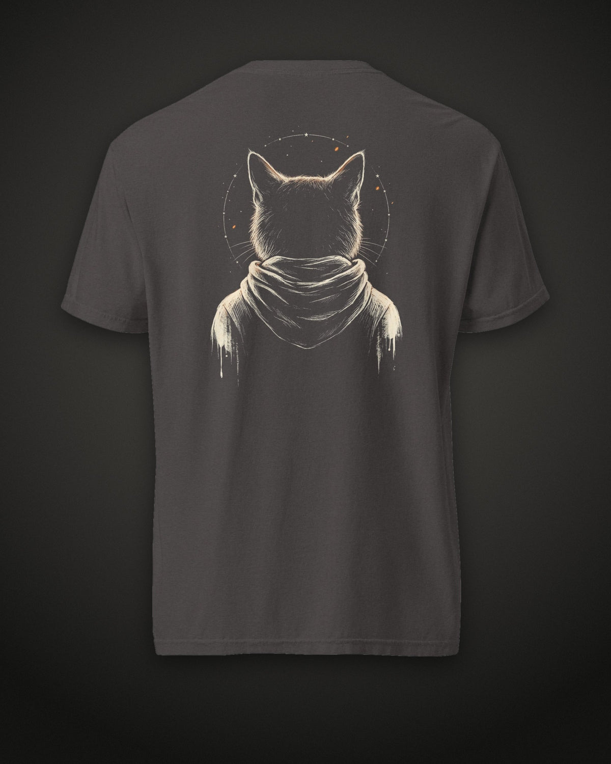 Nightwatch Tee, back print, graphite