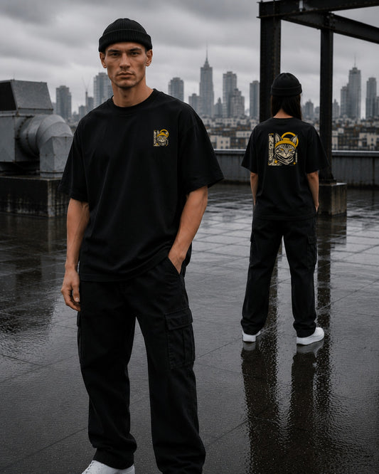 No Collar — Tee — Lifestyle — AI-generated visual