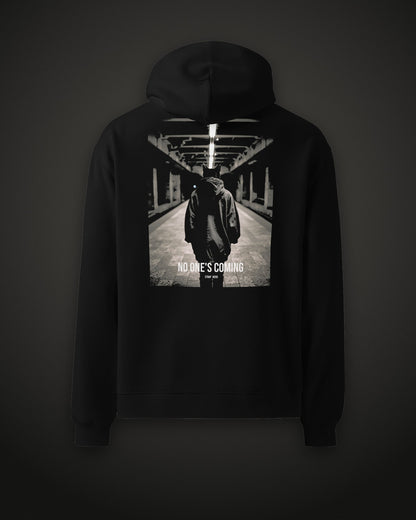 No One's Coming Hoodie Cinematic, back print