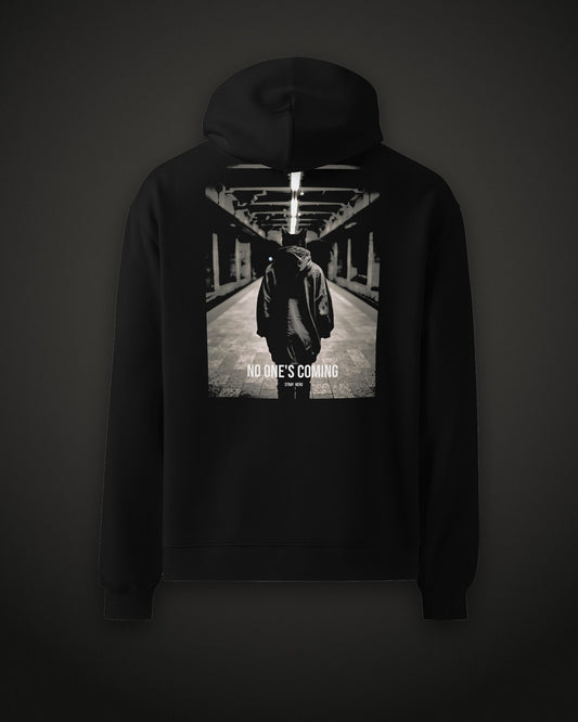 No One's Coming Hoodie Cinematic, back print