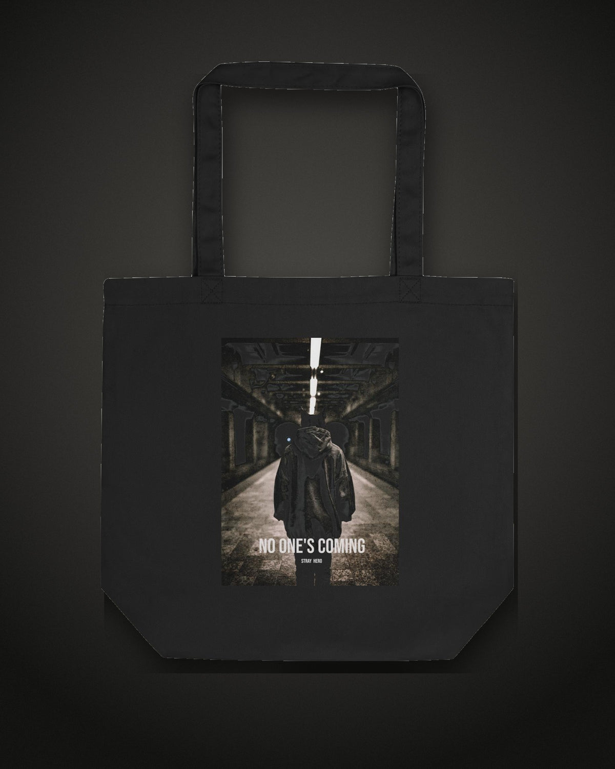 No One's Coming Organic Tote, back print