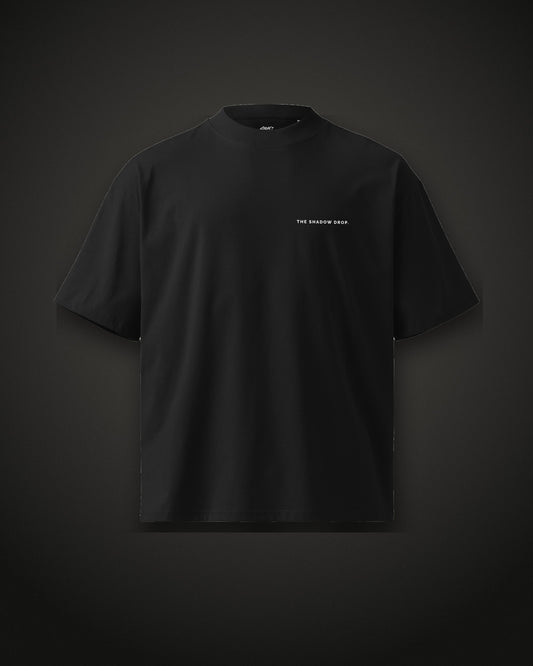No One's Coming Story Tee Black, front