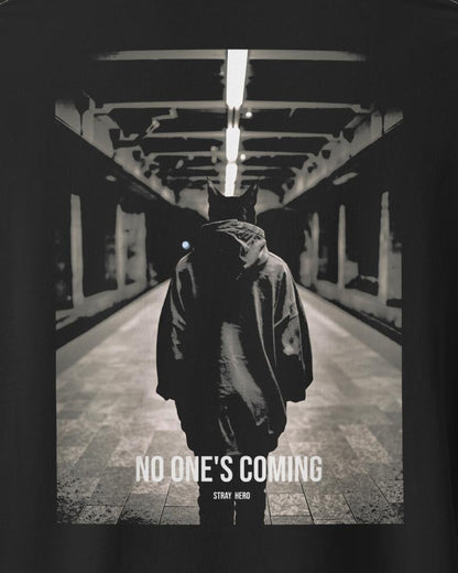 No One's Coming Tee Cinematic, print detail