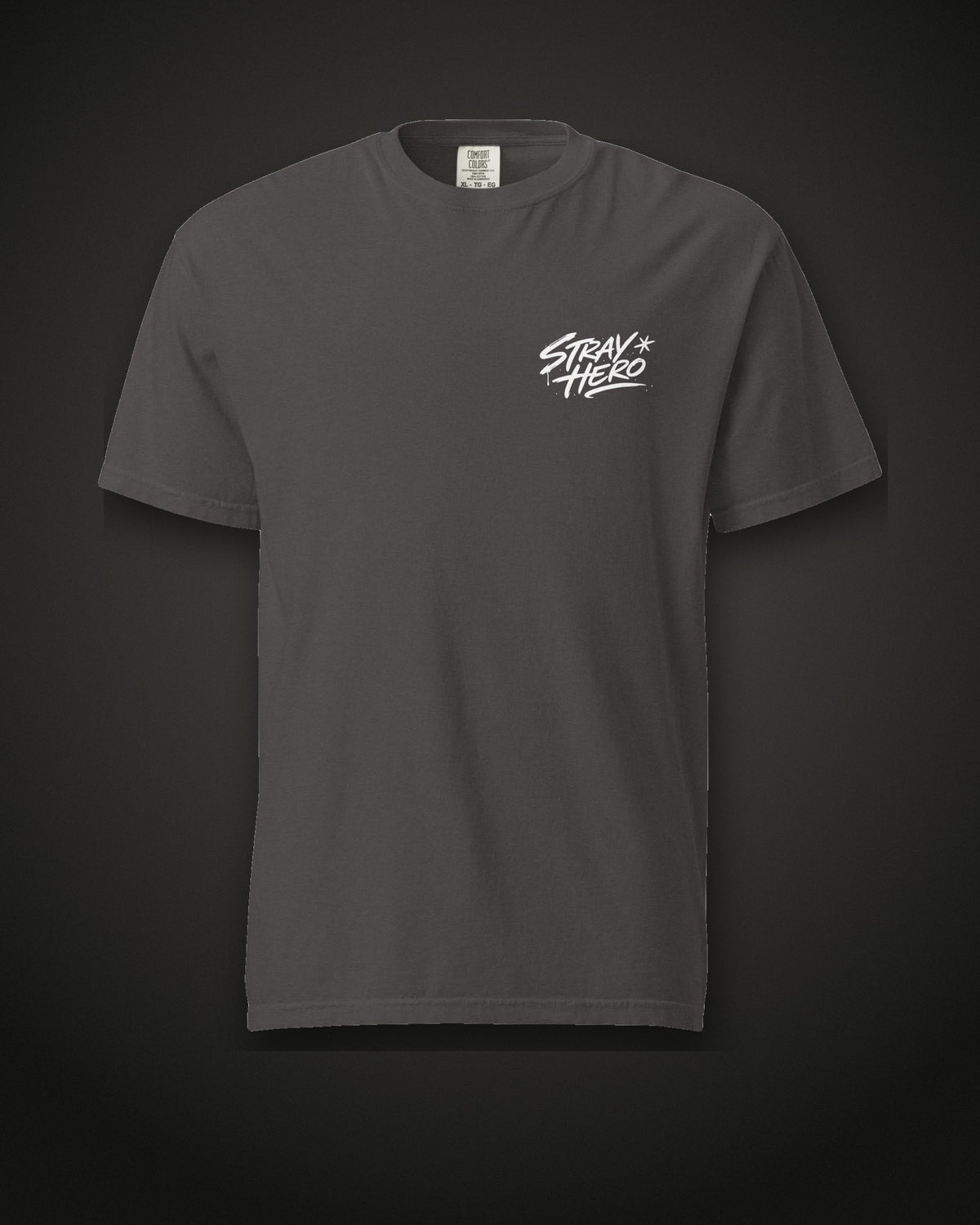 No One's Coming Tee Cinematic, front, graphite