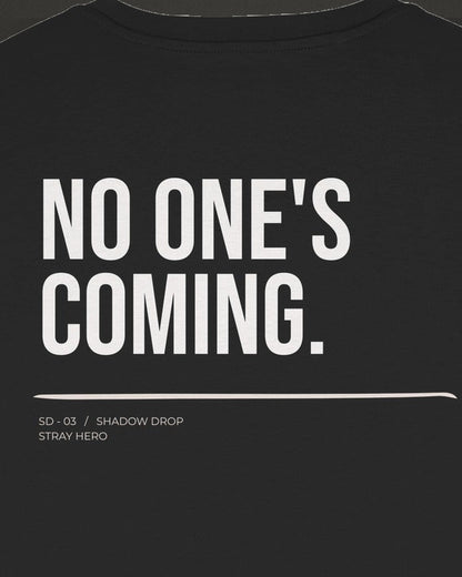No One's Coming Women's Tee, print detail