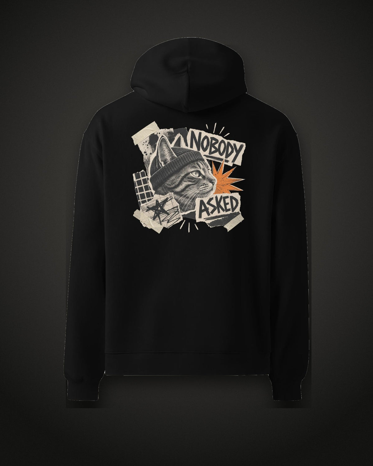 Nobody Asked Hoodie, back print