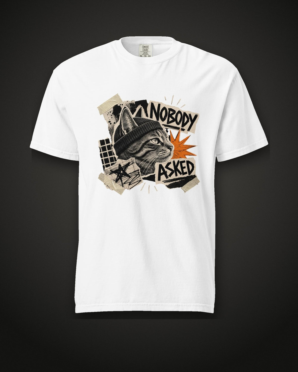 Nobody Asked Tee, white