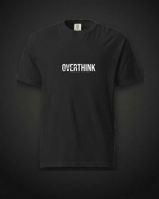 Overthink Tee, black