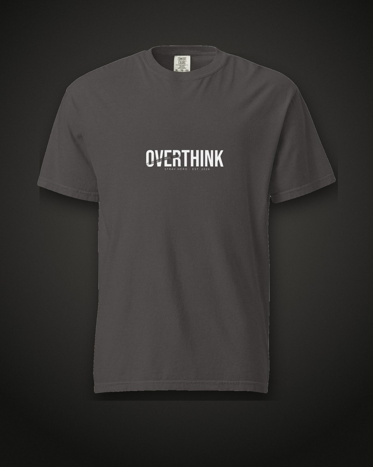 Overthink Tee, graphite
