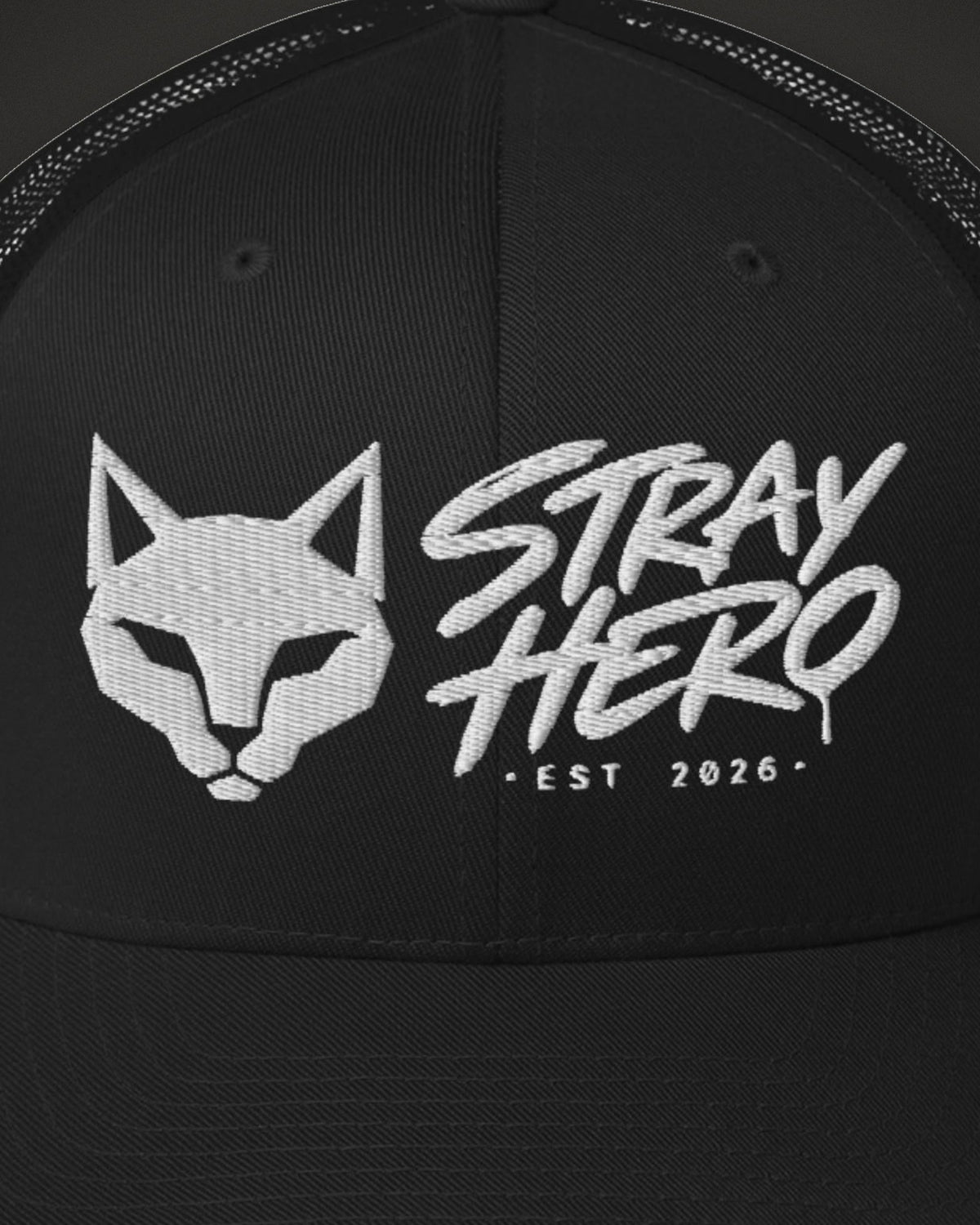 Patrol Trucker Cap, print detail