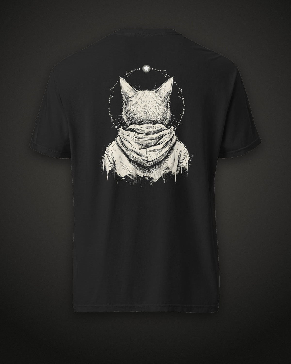 Patron Saint Tee, back print, black