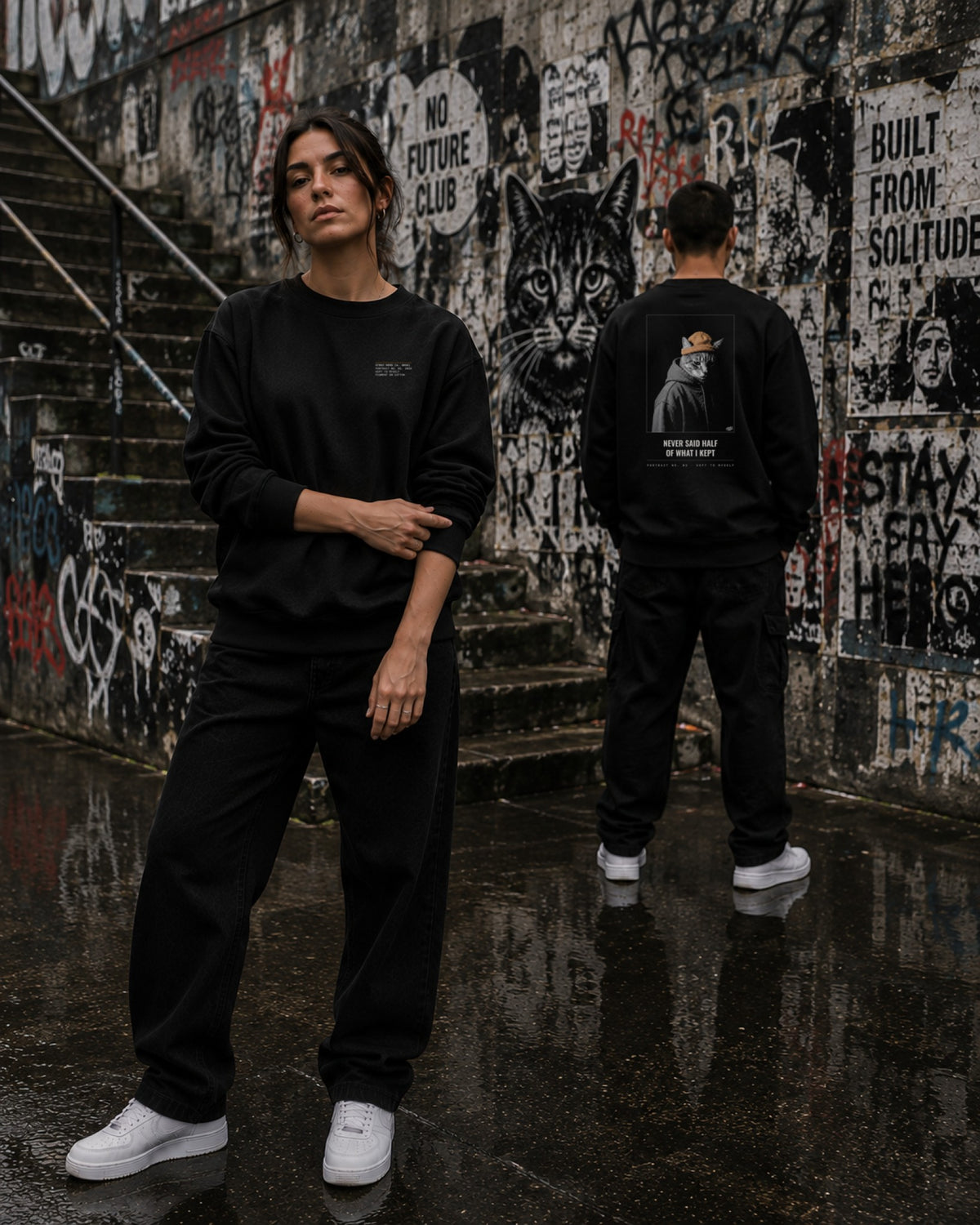 Portrait No. 02 — Sweatshirt — Lifestyle — AI-generated visual