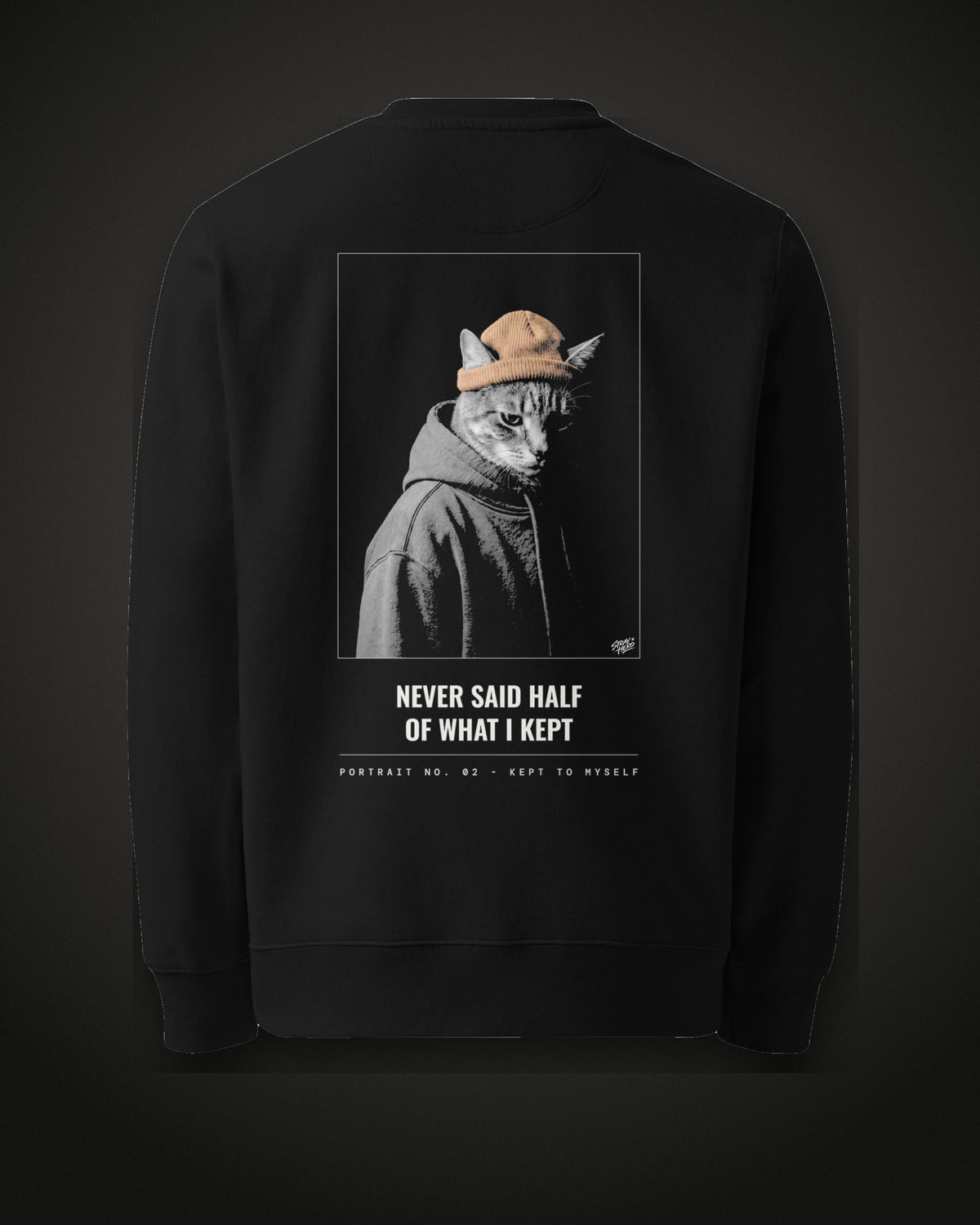 Portrait No. 02 Sweatshirt, back print