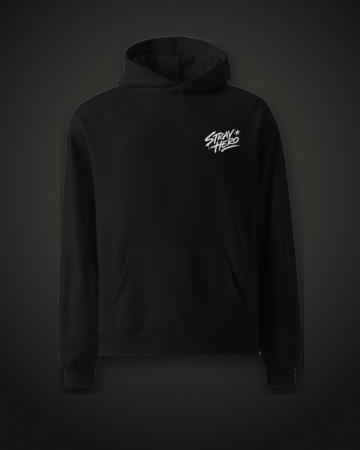 Rosary Hoodie, front, black