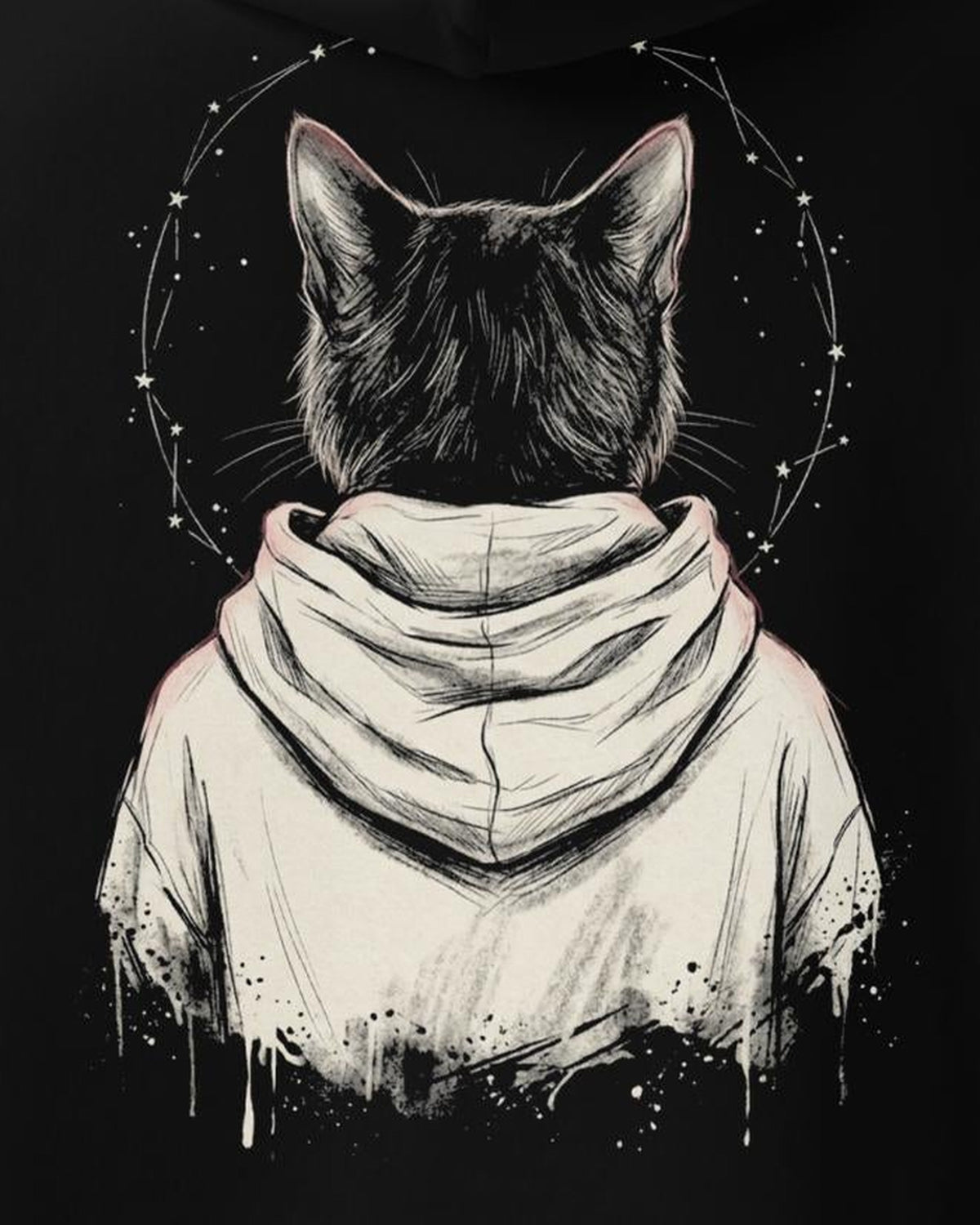 Rosary Hoodie, print detail