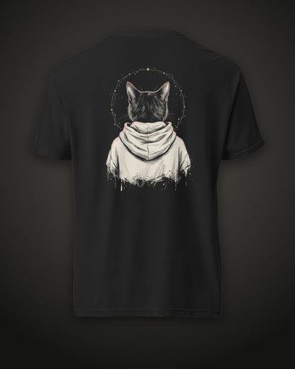 Rosary Tee, back print, black