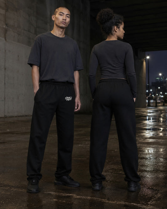 Script Jogger Sweat — Stray Hero Lifestyle — AI-generated visual